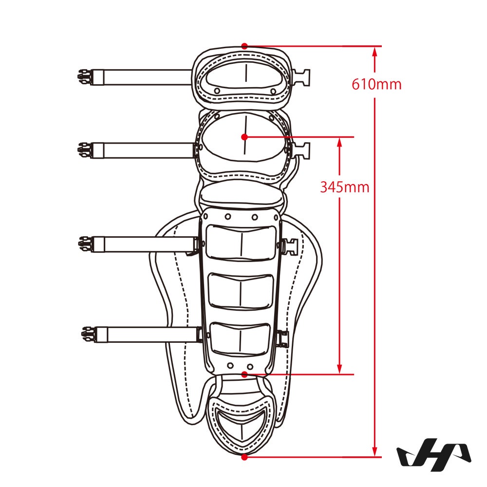 CGN-JLSB 軟式ジュニア レガース | HATAKEYAMA Official Shop